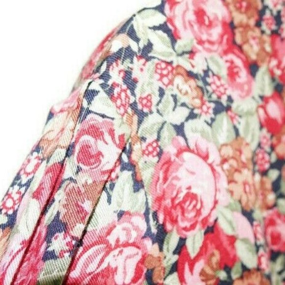 Vintage Laura Ashley Dress US 8 Floral Button Up - Picture 3 of 8